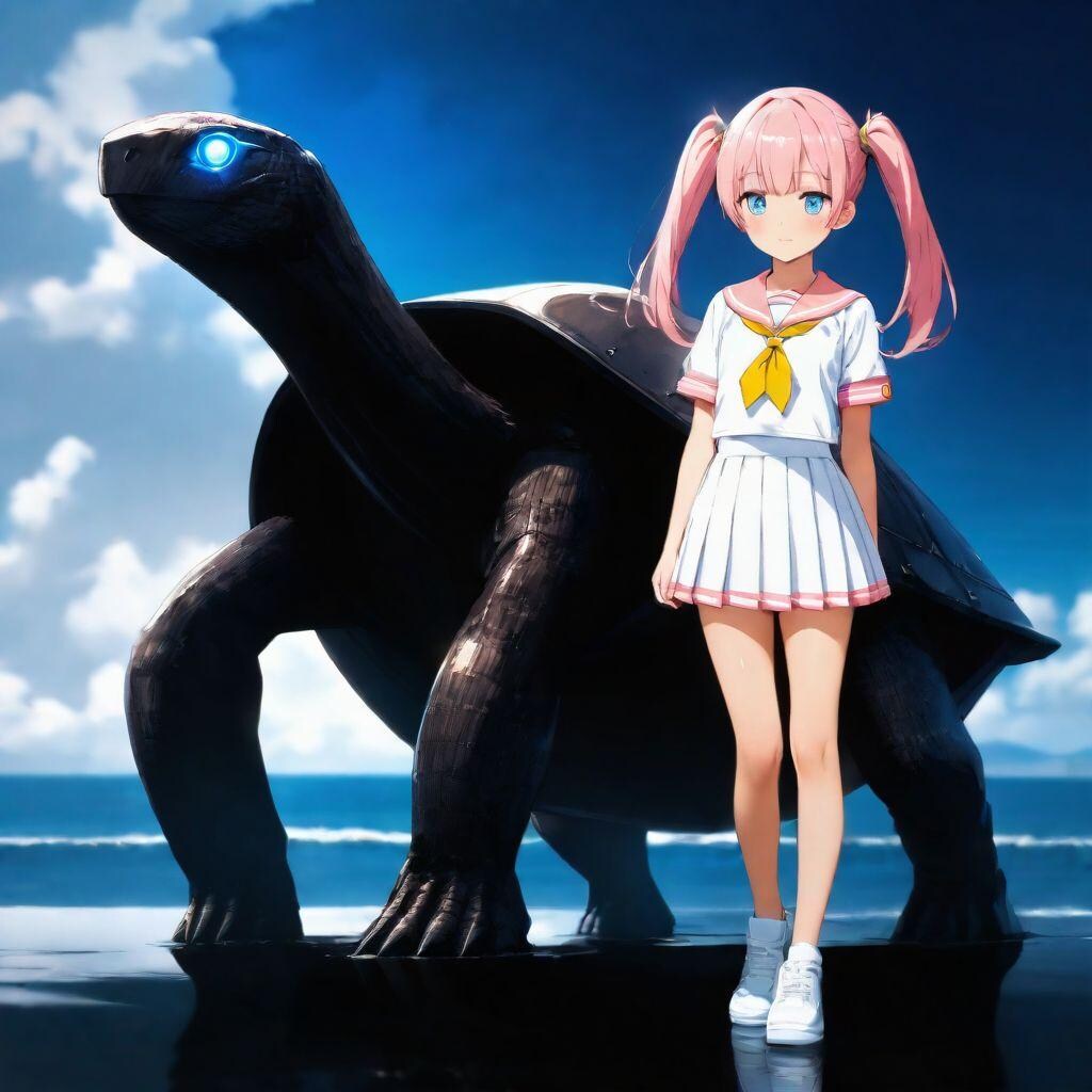 花音ちゃんと🐢