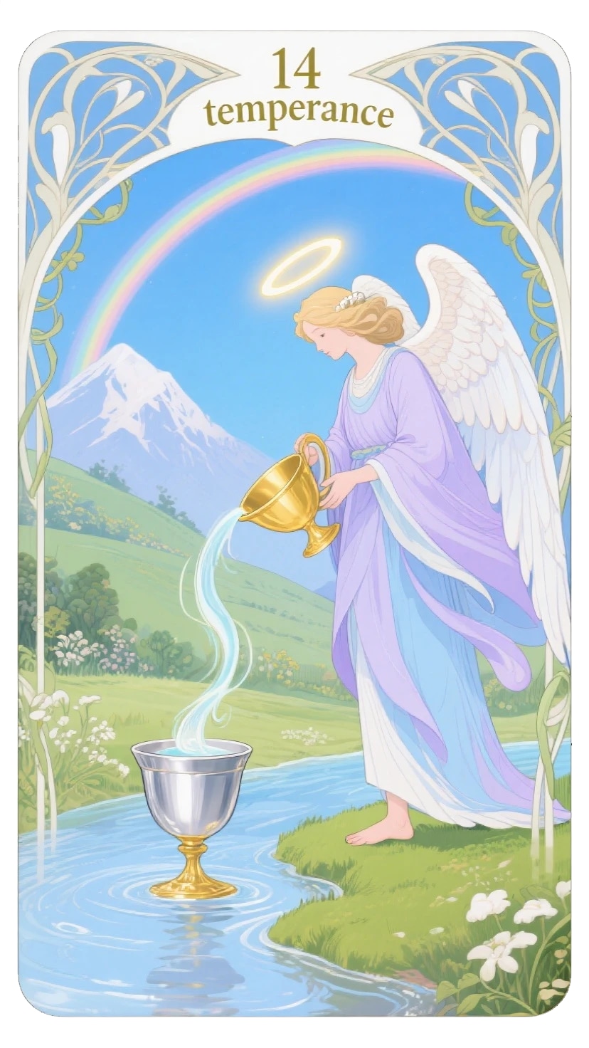 企画：タロットカード（１４節制）動画あるよ | の人気AIイラスト・グラビア