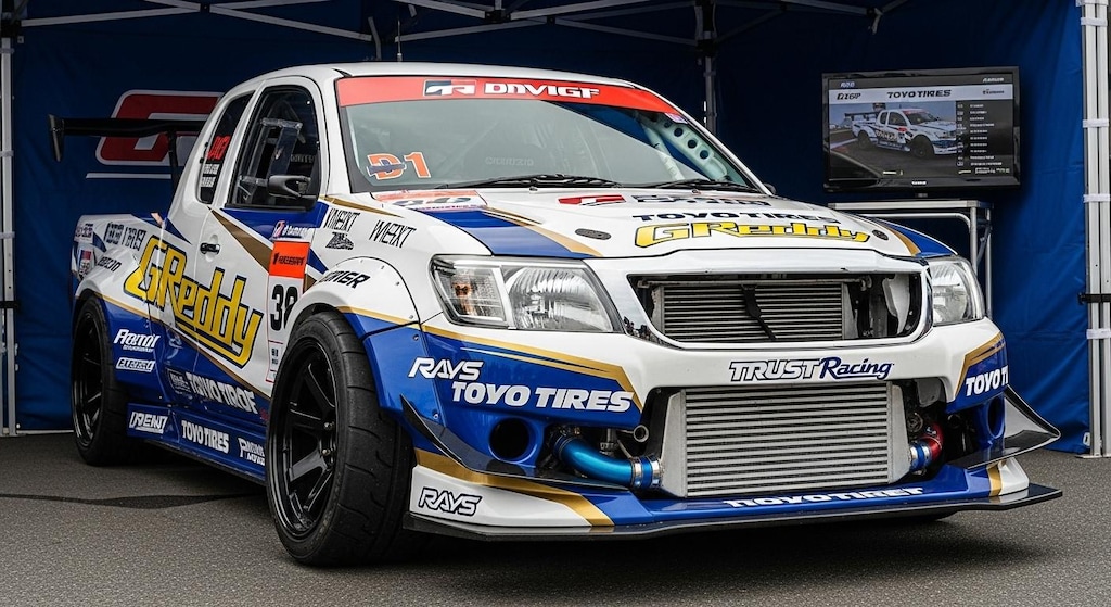 トーヨータイヤハイラックスのドリ車