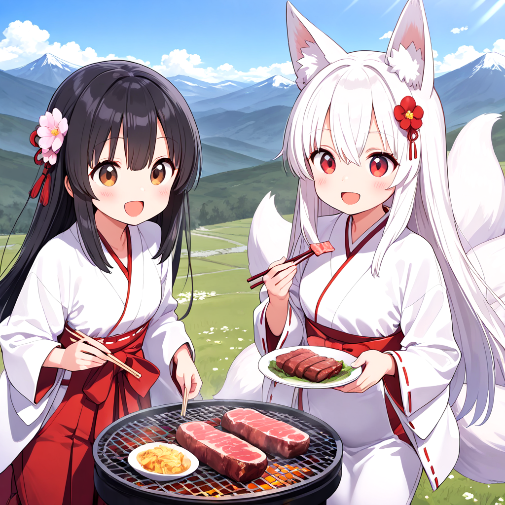 御神体様の機嫌をなおしてくれるさくらちゃん。