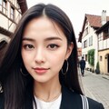 美少女図鑑1169　ドイツ ローテンブルク・オプ・デア・タウバー 4枚目