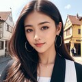 美少女図鑑1169　ドイツ ローテンブルク・オプ・デア・タウバー 5枚目
