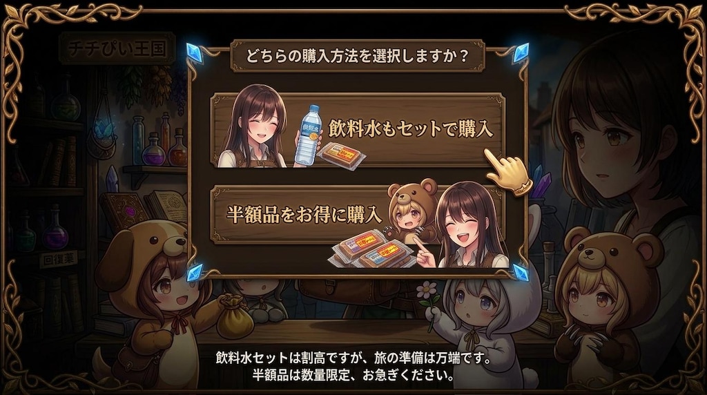 【KIGURUMI QUEST＃９】露店で食べ物を購入
