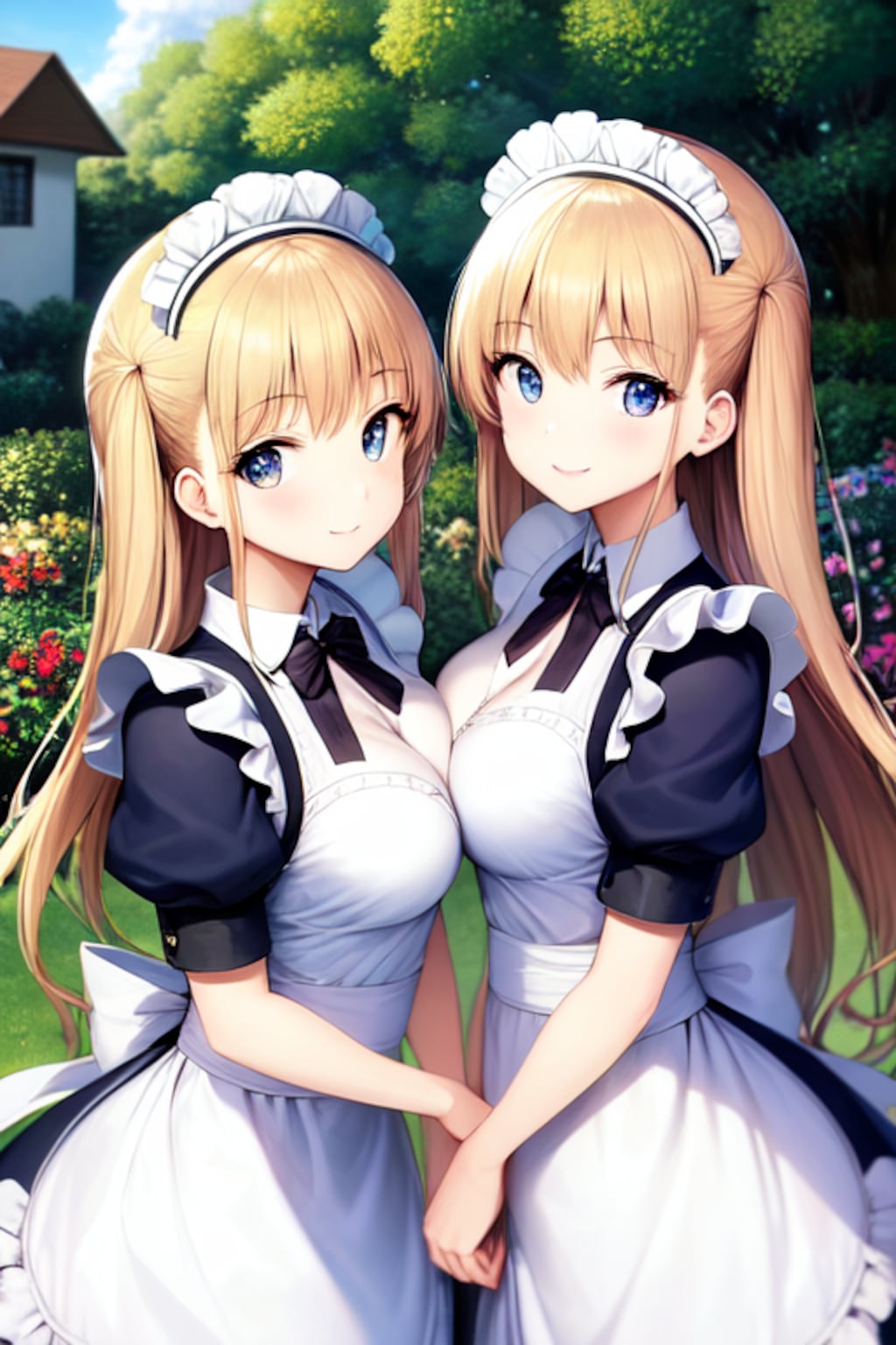 双子メイドちゃん