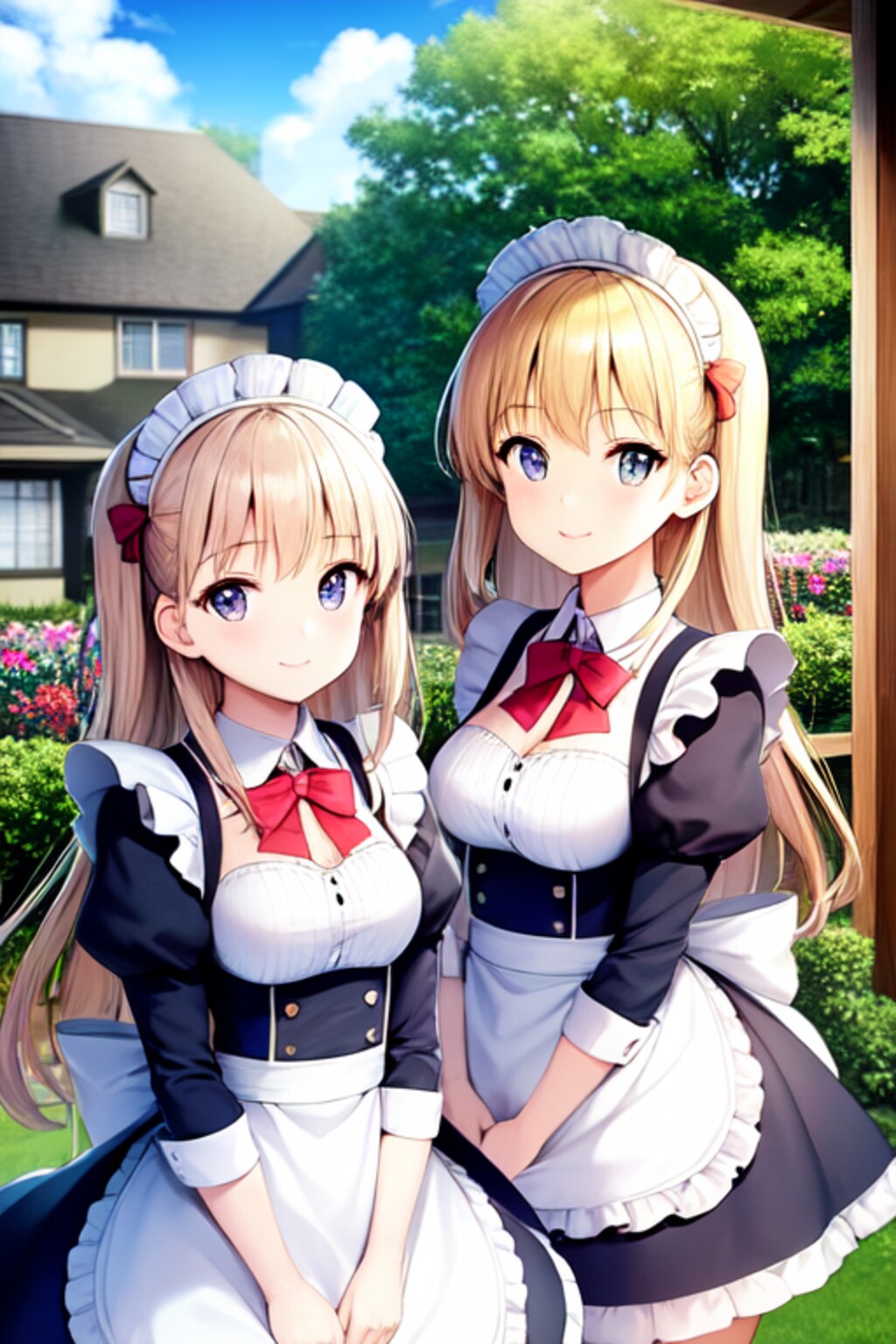 双子メイドちゃん