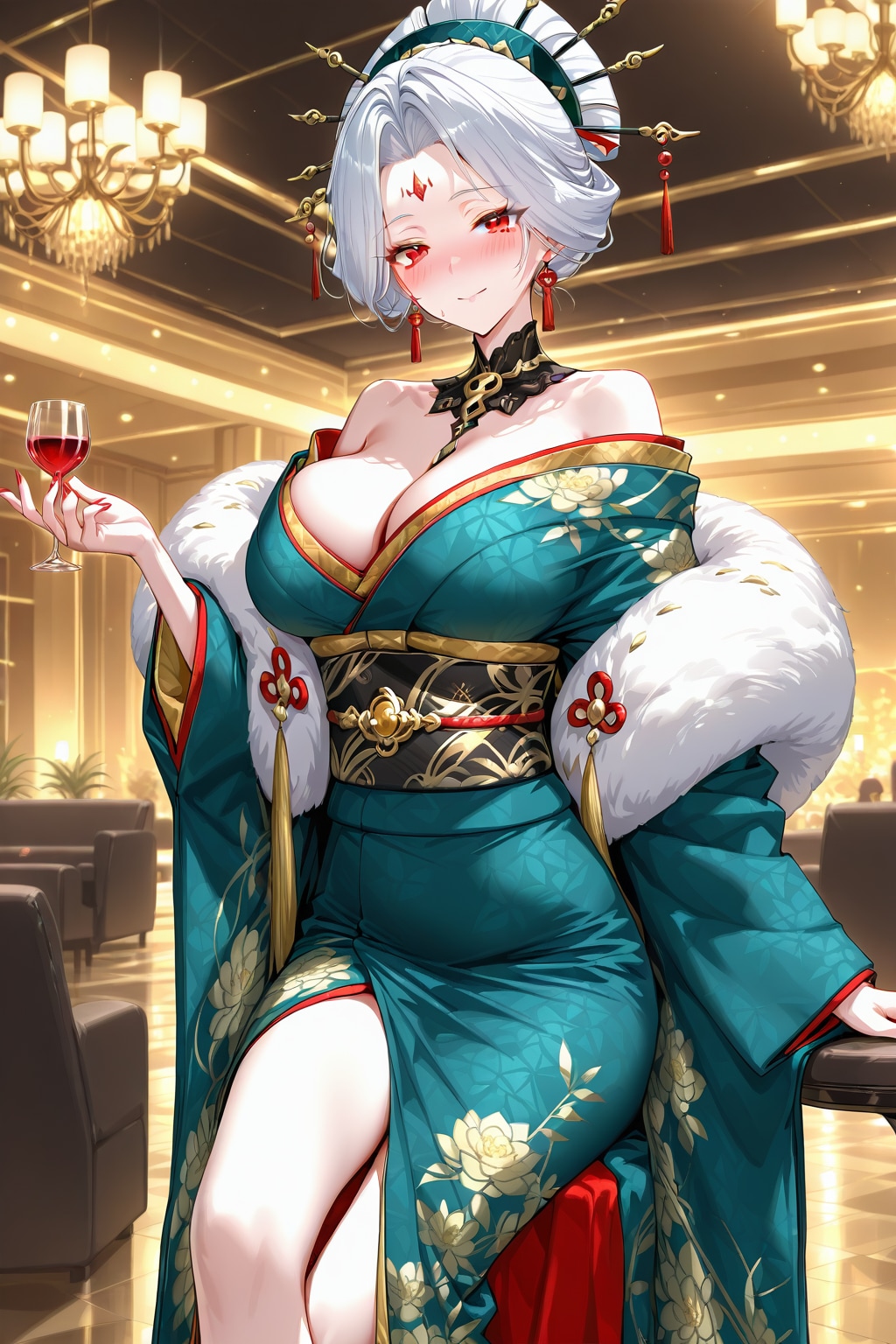 花魁スタイルの雛菊ちゃん