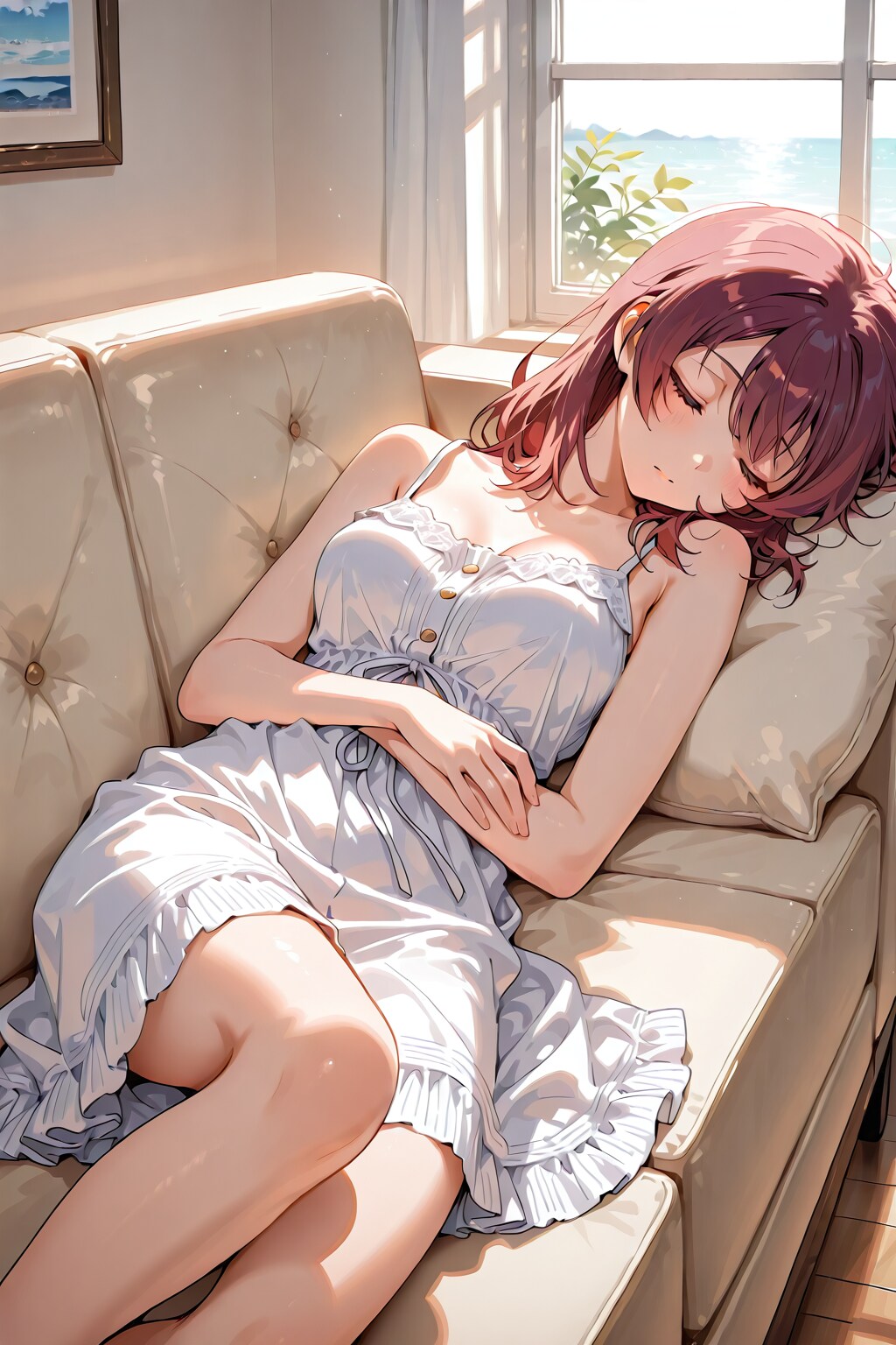 昼下がりの休憩 | の人気AIイラスト・グラビア