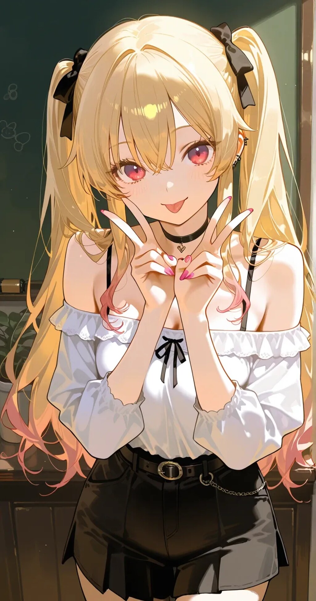 ギャルダブルピース