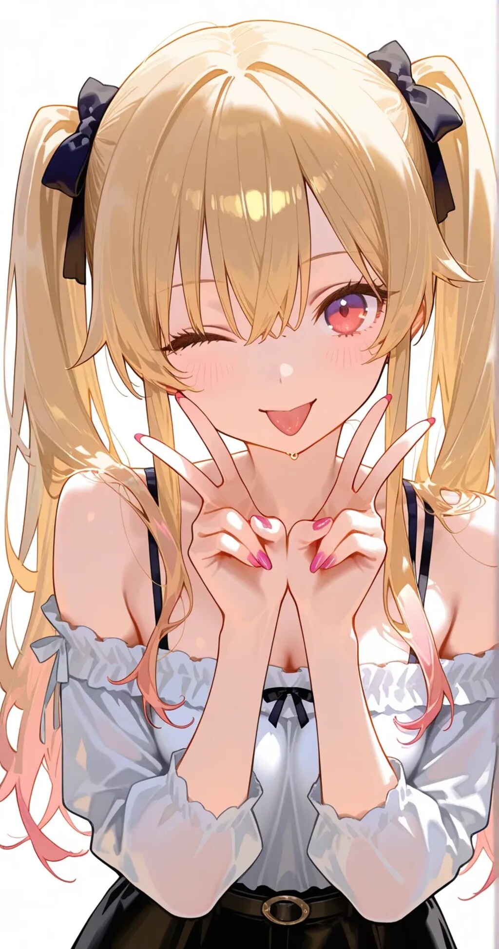 ギャルダブルピース