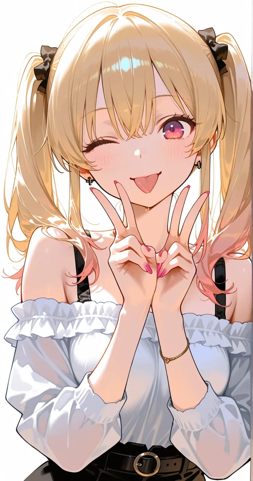 ギャルダブルピース