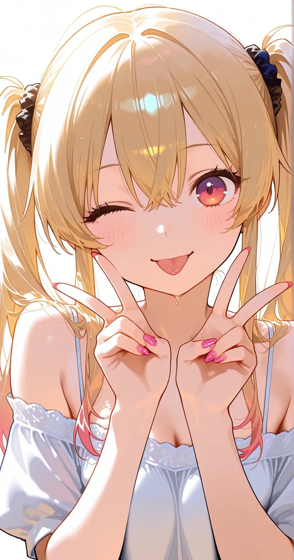 ギャルダブルピース