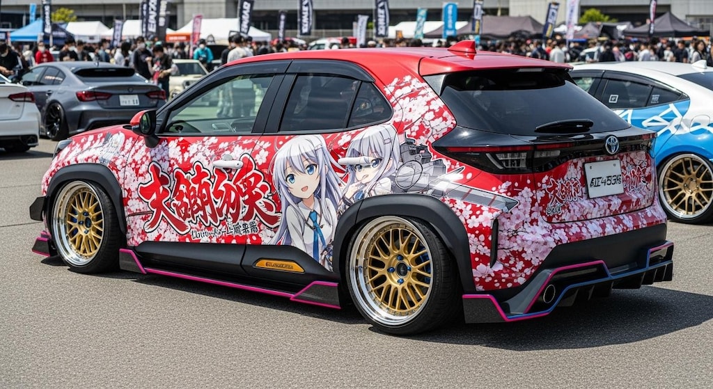 ヤリスクロス艦これ痛車