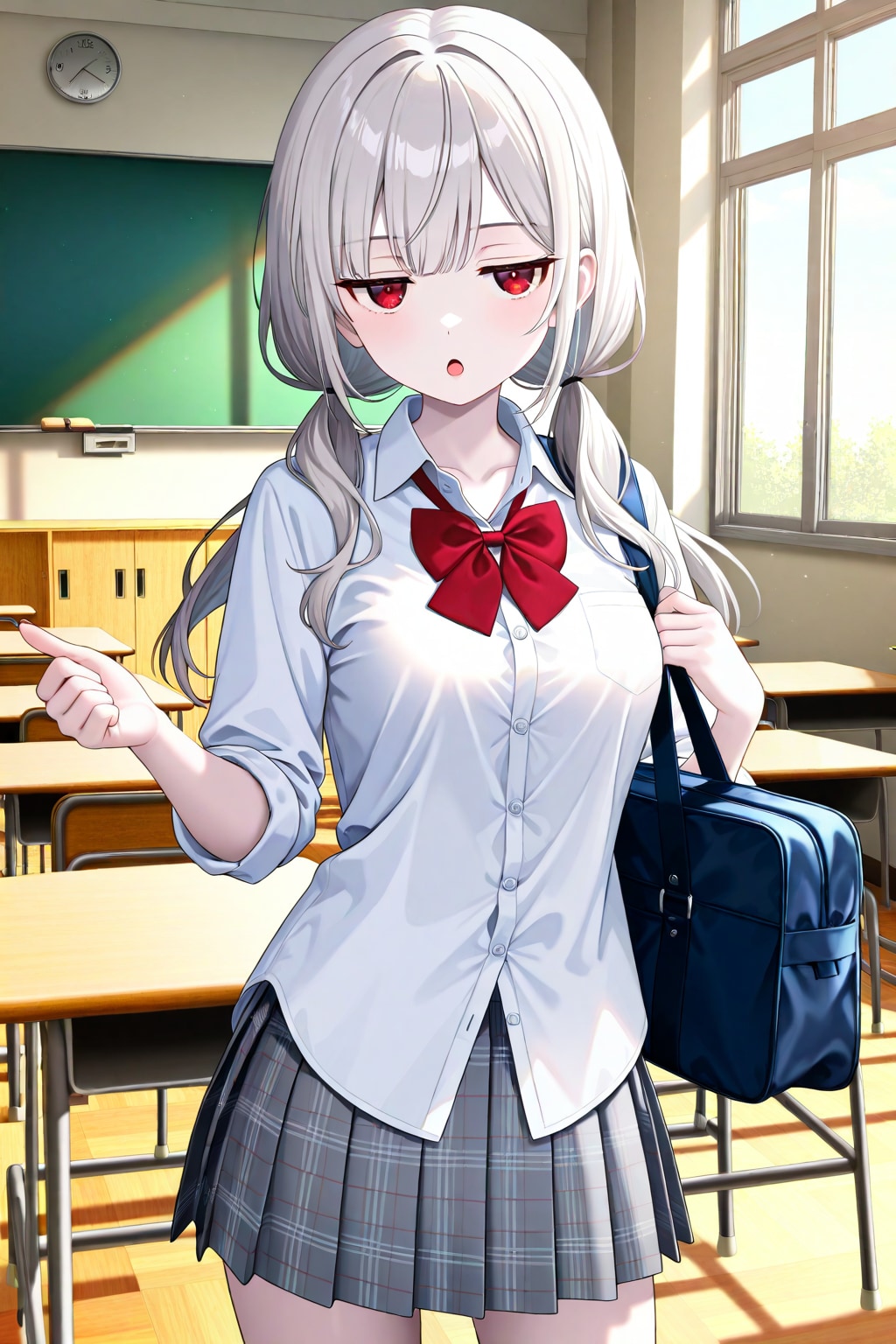 アイちゃんの制服着崩し