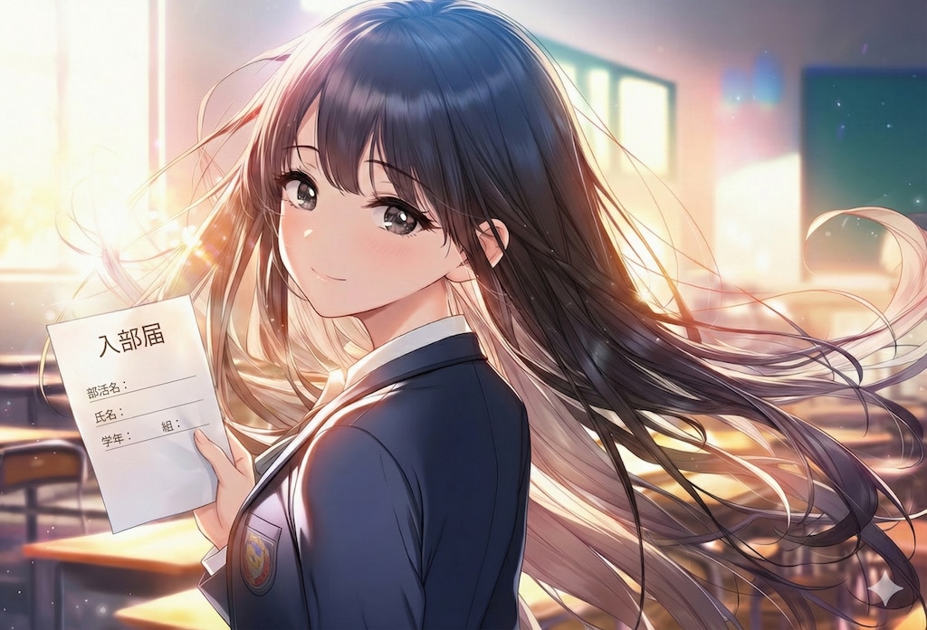 女子高生の体験入部