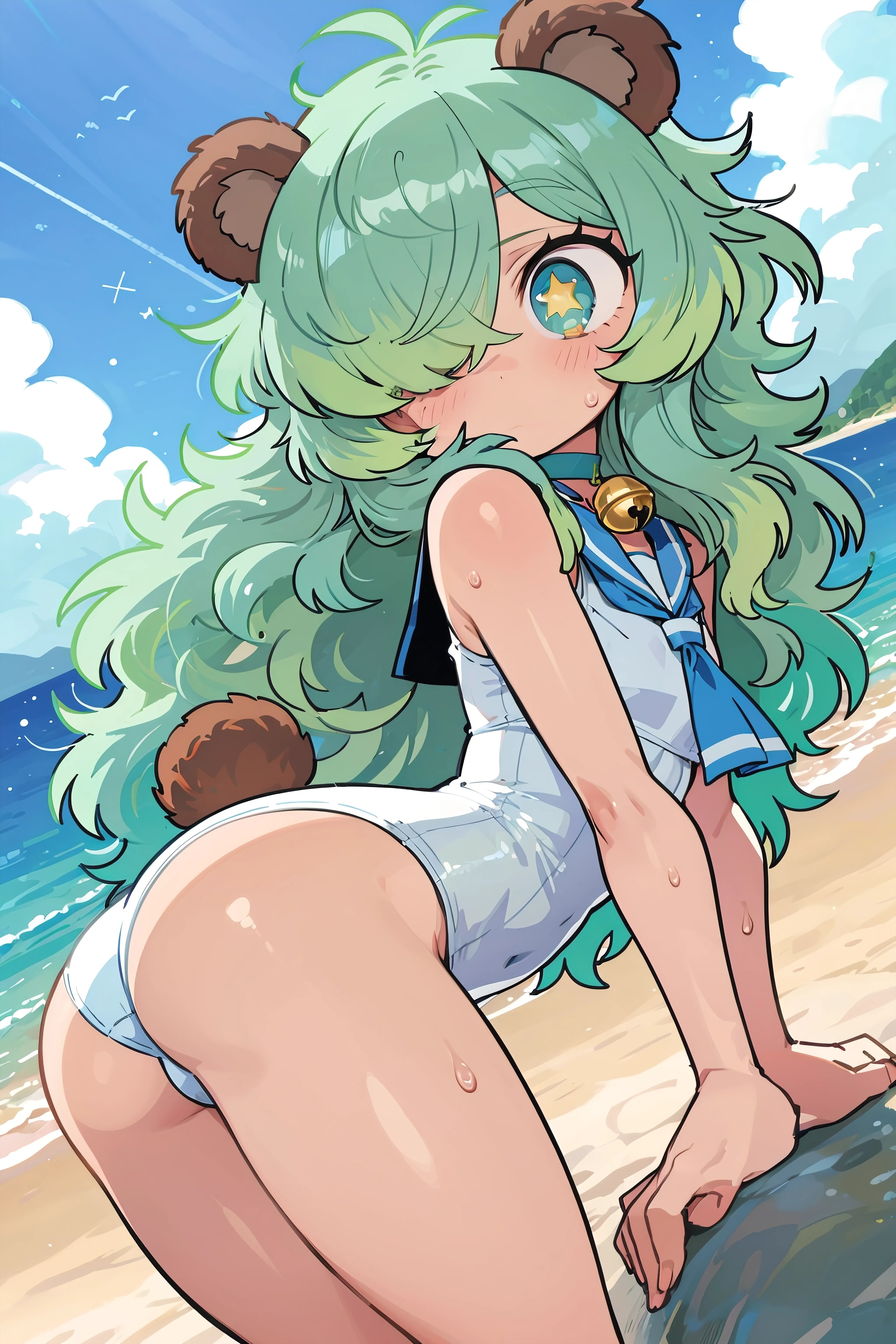 Emerald Waves and Sunbeams