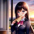 放課後のクレープJK 4枚目