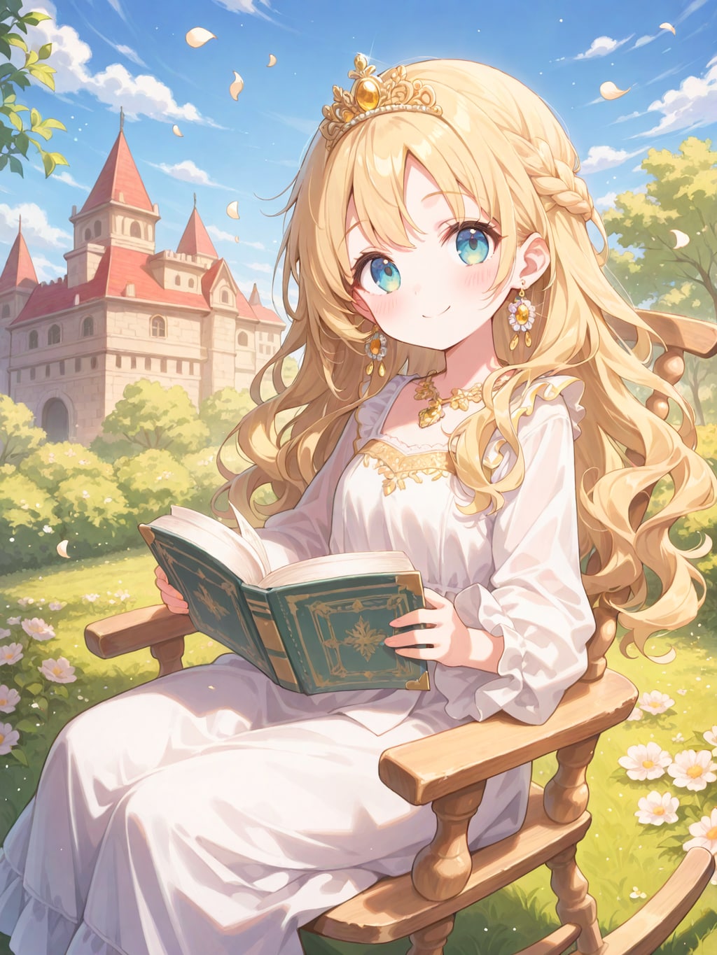 宝石ピアスのお姫様