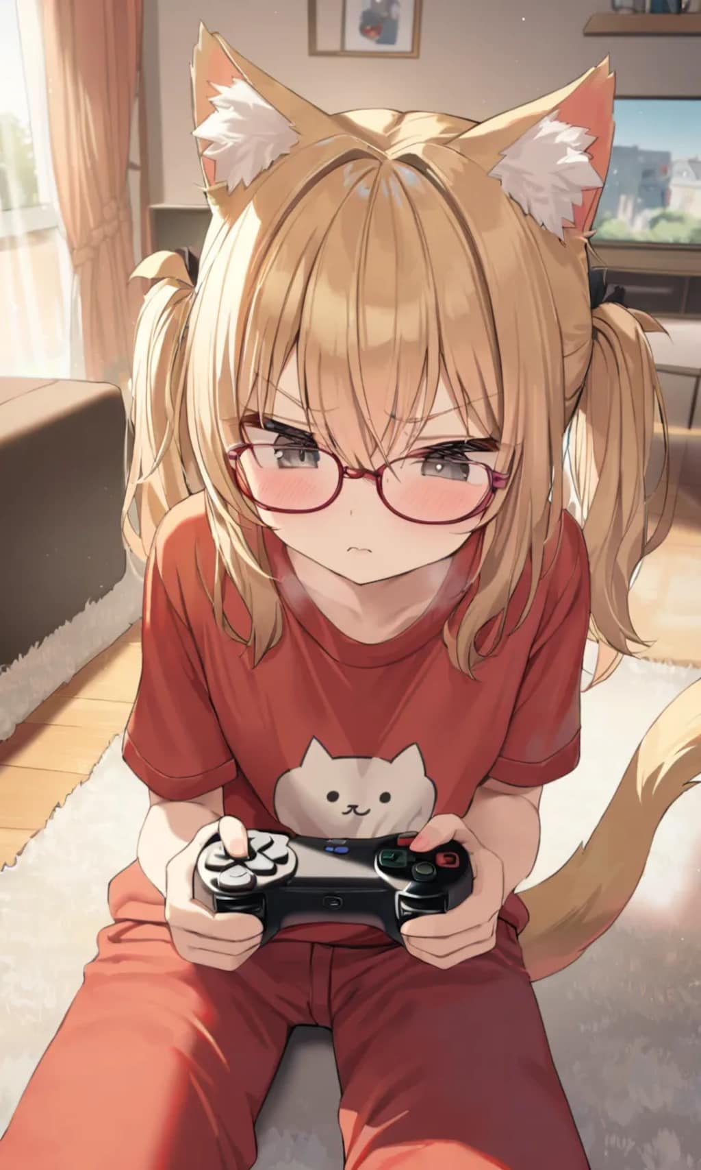 まや「うぬぬぬこのゲーム終わらん」こるり「徹夜は毒よー」