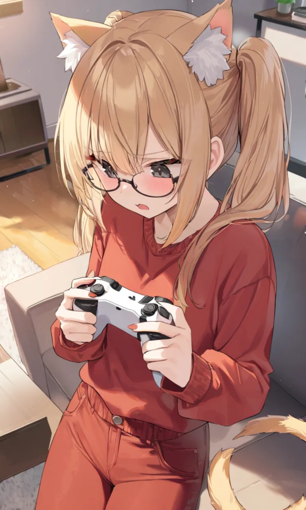 まや「うぬぬぬこのゲーム終わらん」こるり「徹夜は毒よー」