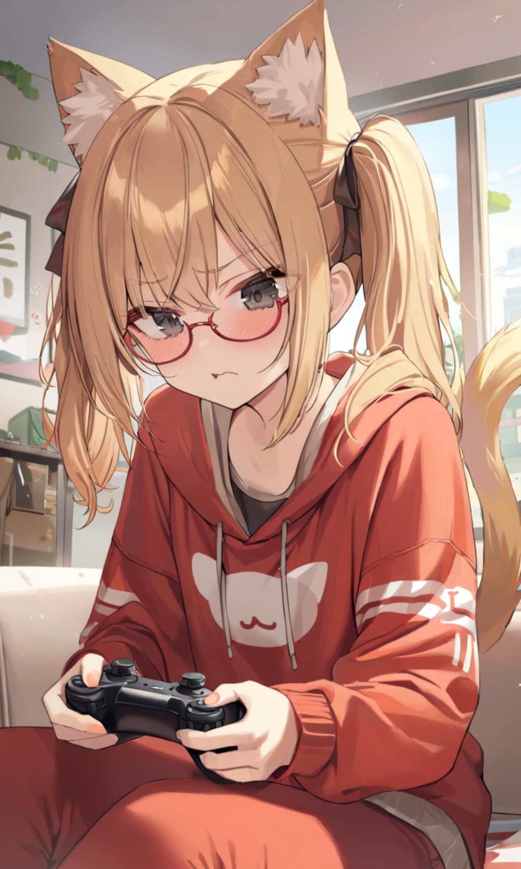 まや「うぬぬぬこのゲーム終わらん」こるり「徹夜は毒よー」