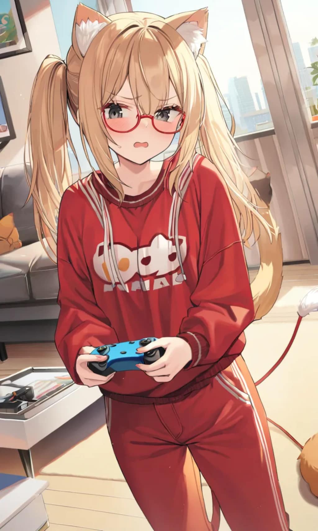 まや「うぬぬぬこのゲーム終わらん」こるり「徹夜は毒よー」