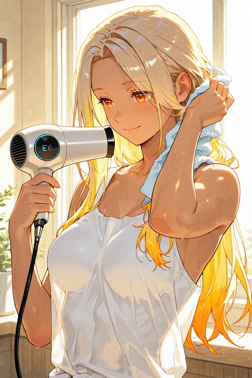 朝シャン