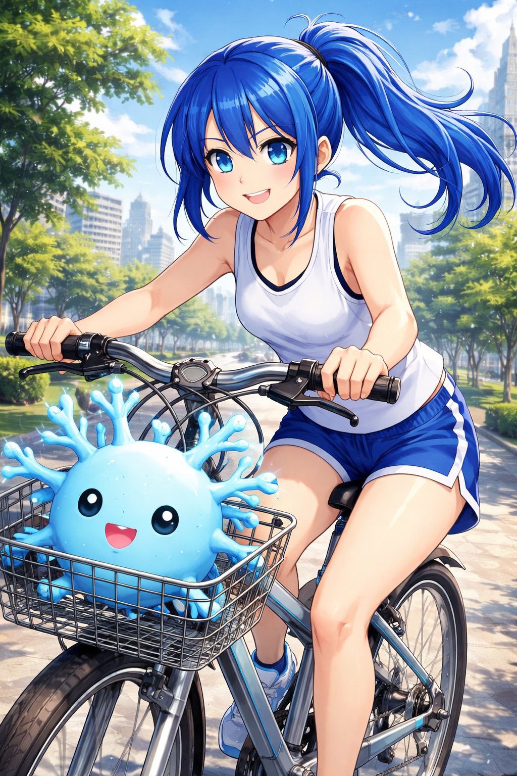 青ぽにちゃんと ニューロブルー_Copilot