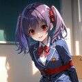 紫髪の少女（ヤンデレ） 6枚目