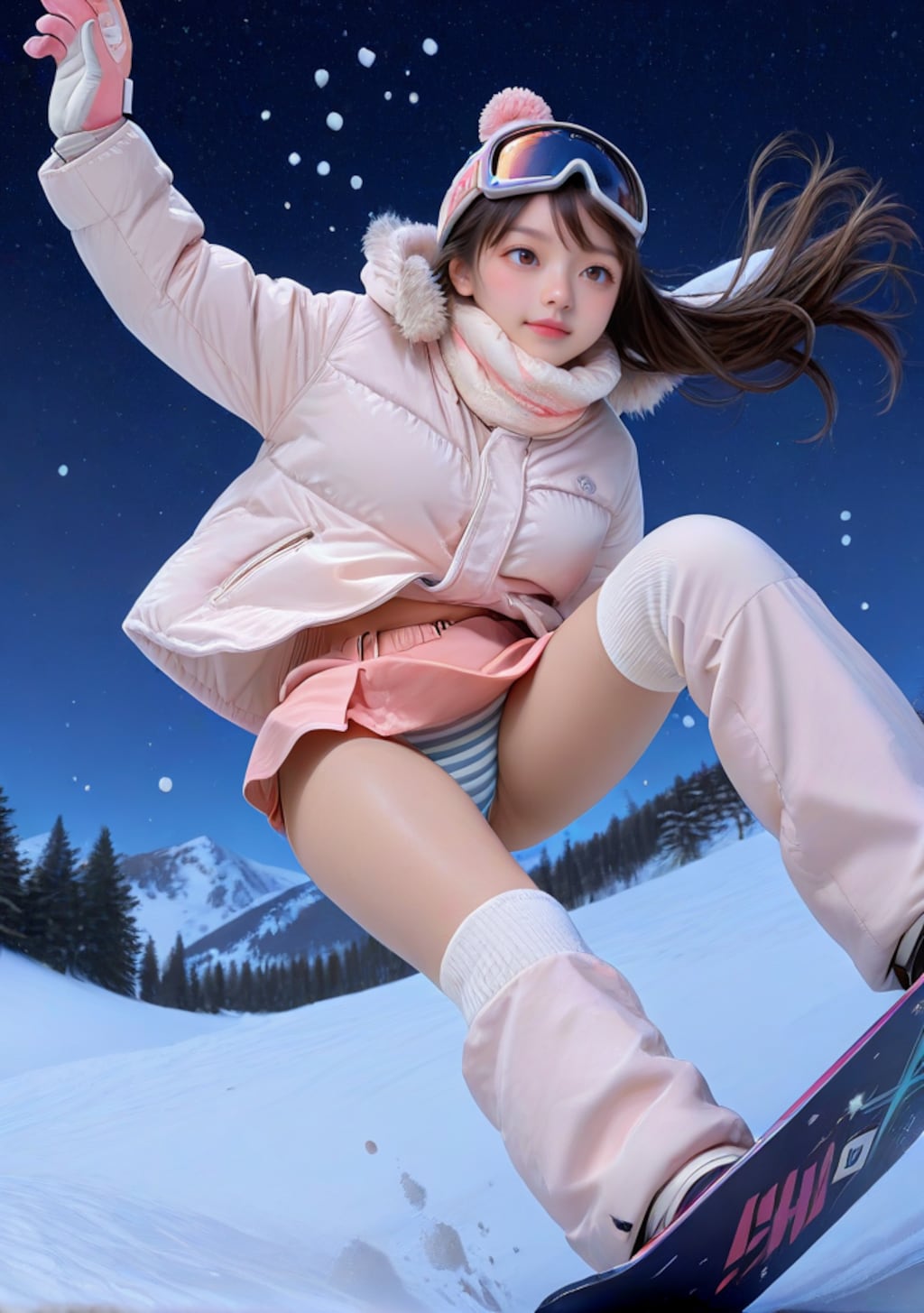 スノーボーダー女子