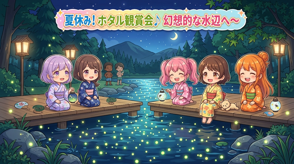 今日の夏休み（ホタル観賞２）