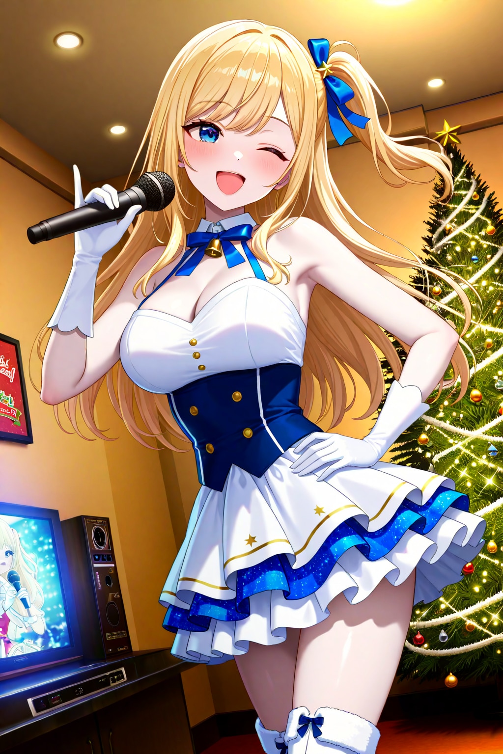 ちちフレ忘年会　カラオケ編