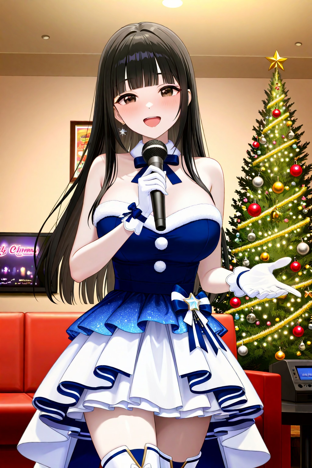 ちちフレ忘年会　カラオケ編