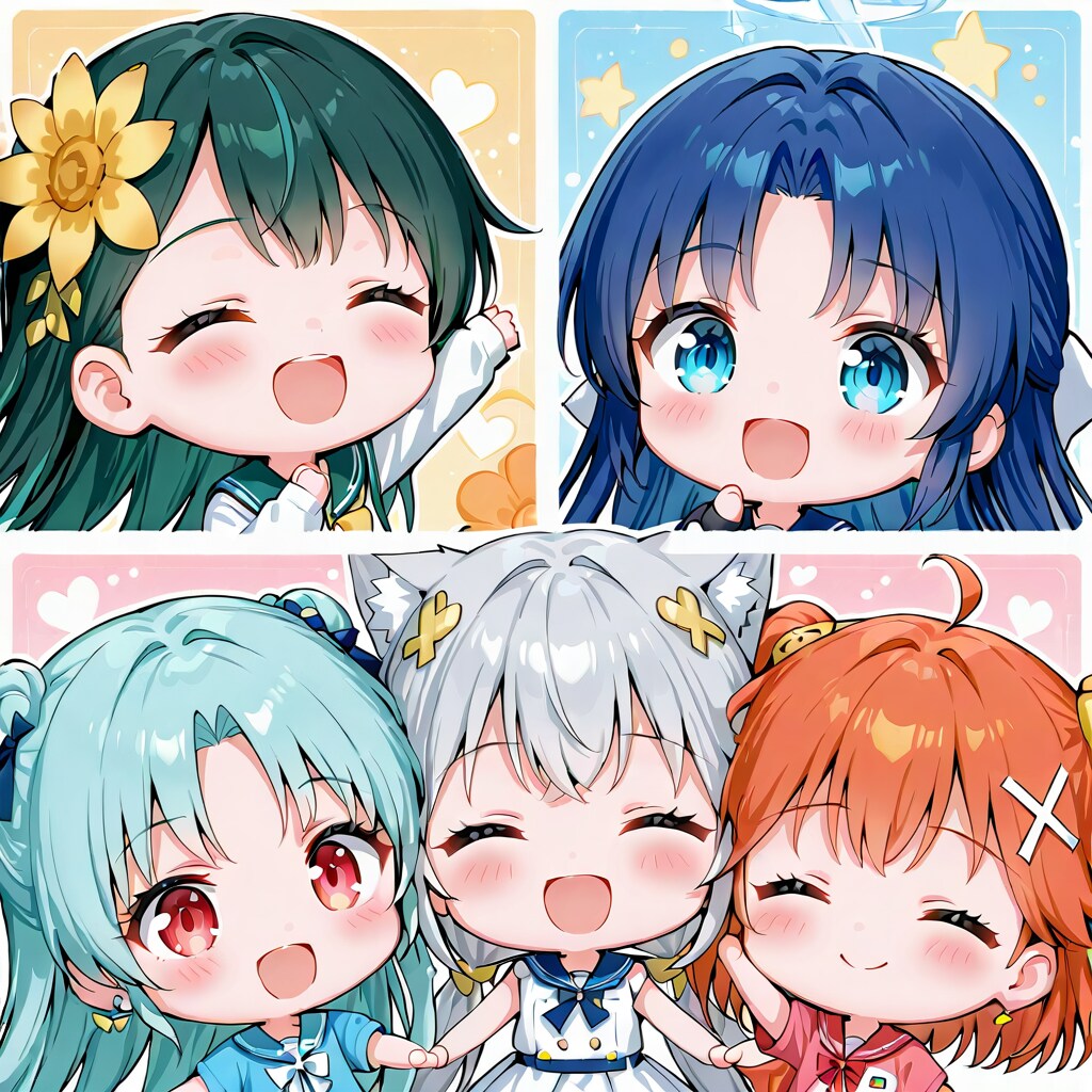 Qilinで楽しそうに踊るちびちゃんず