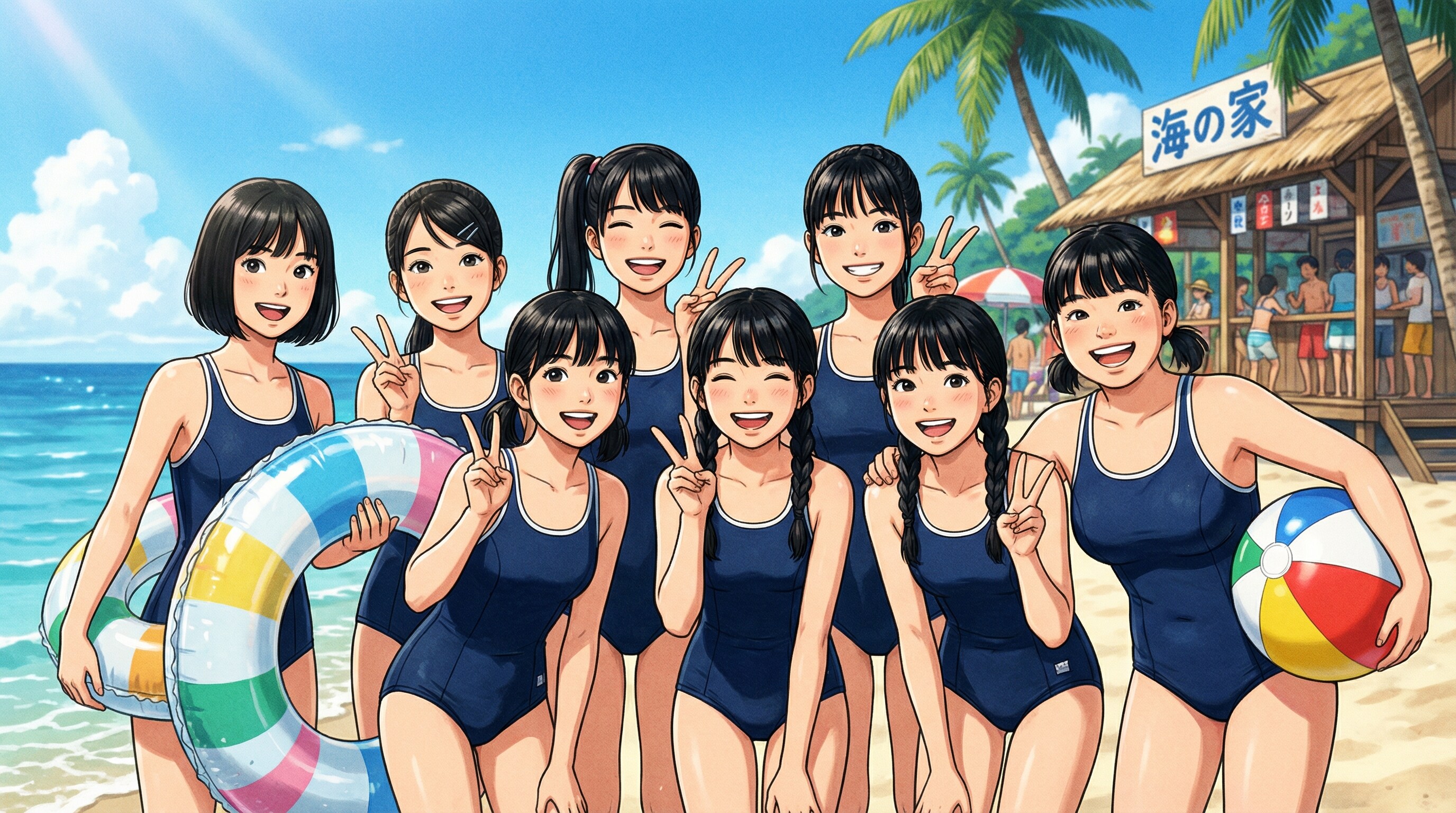 Geminiでスク水 #5
