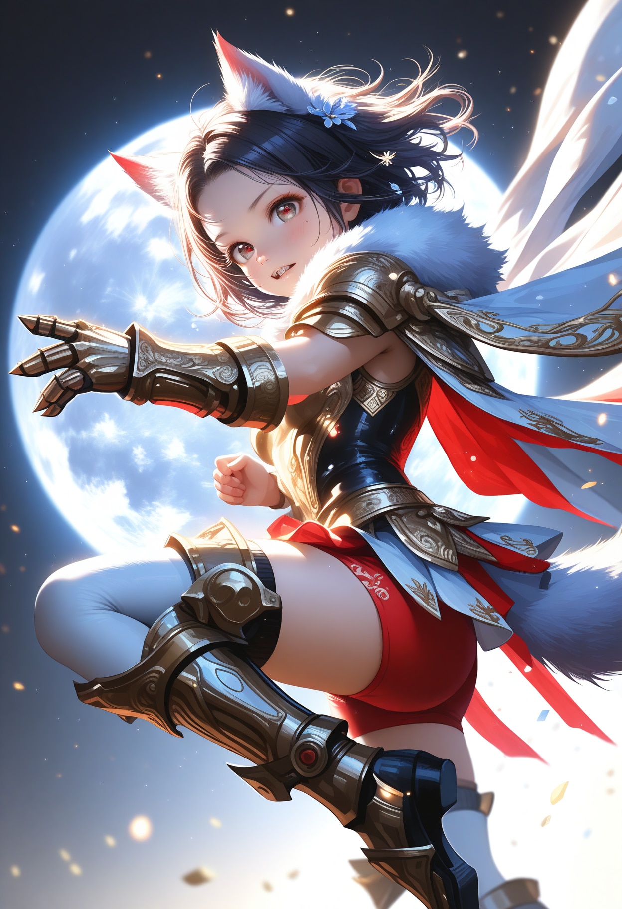 魔法少女⭐️ブルマーキャット | の人気AIイラスト・グラビア