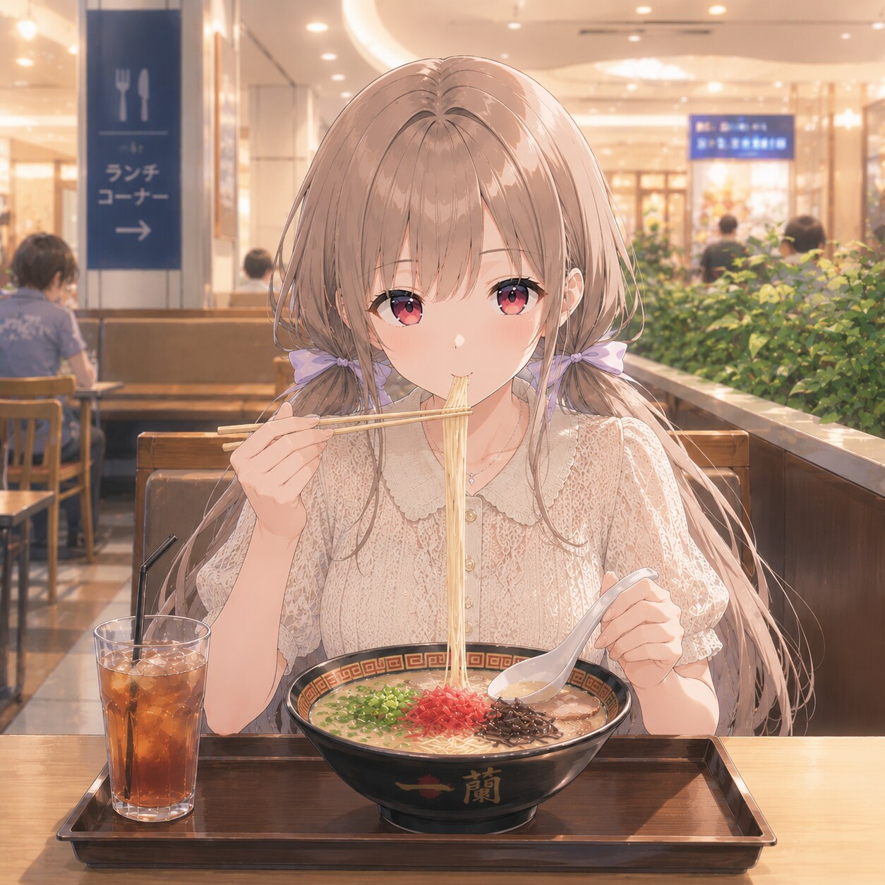 梢とランチ（３４）買物の途中
