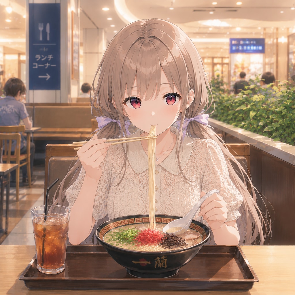 梢とランチ（３４）買物の途中