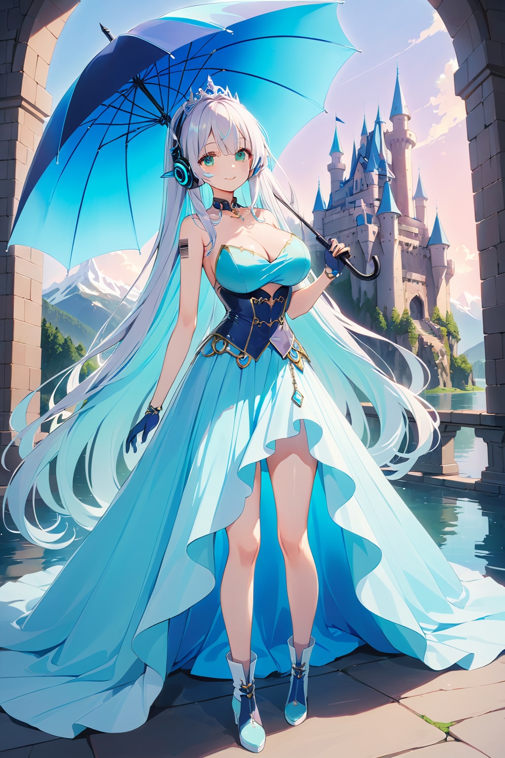 Blue princess | の人気AIイラスト・グラビア