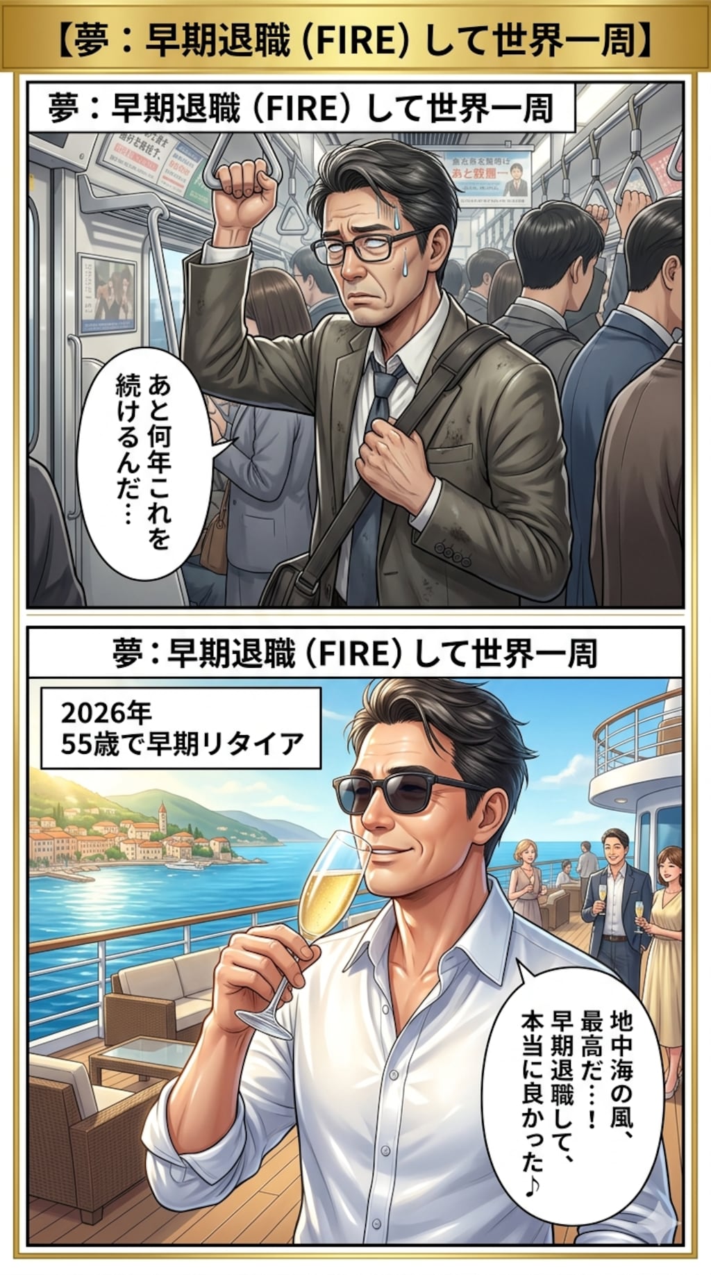 2コマ漫画