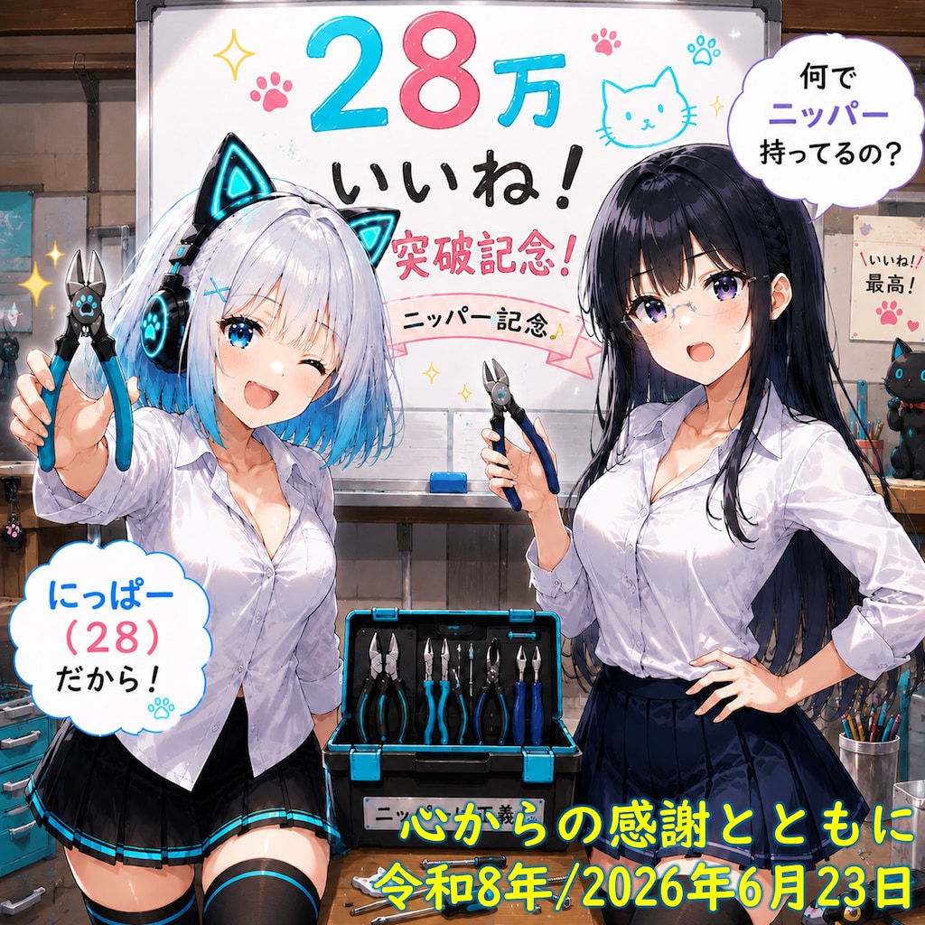 28万いいね突破有り難うございます。