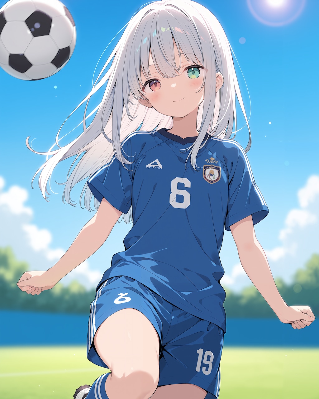 明日はサッカーです