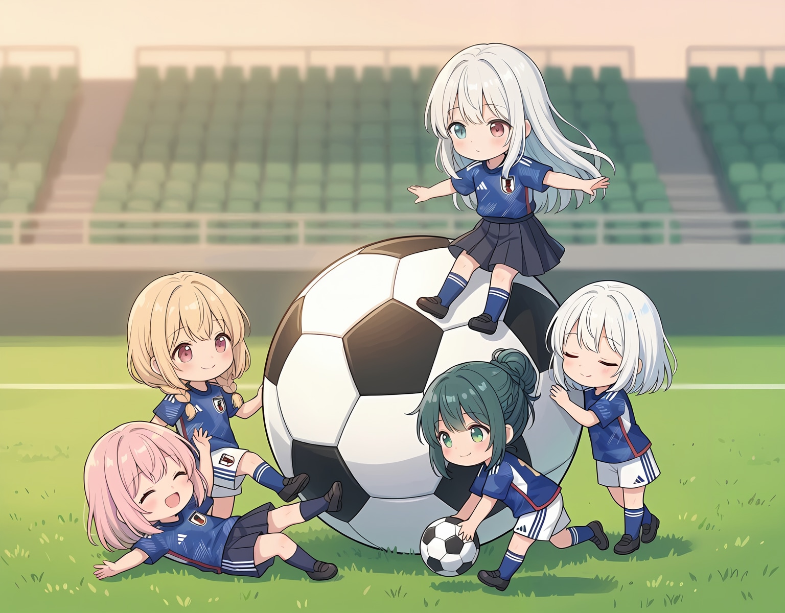 明日はサッカーです