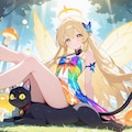 黒猫と妖精 3枚目
