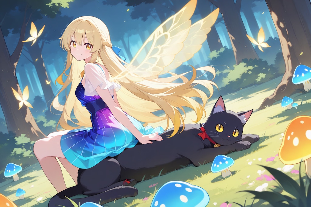 黒猫と妖精