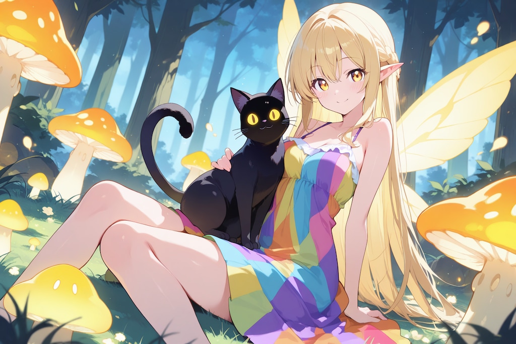 黒猫と妖精