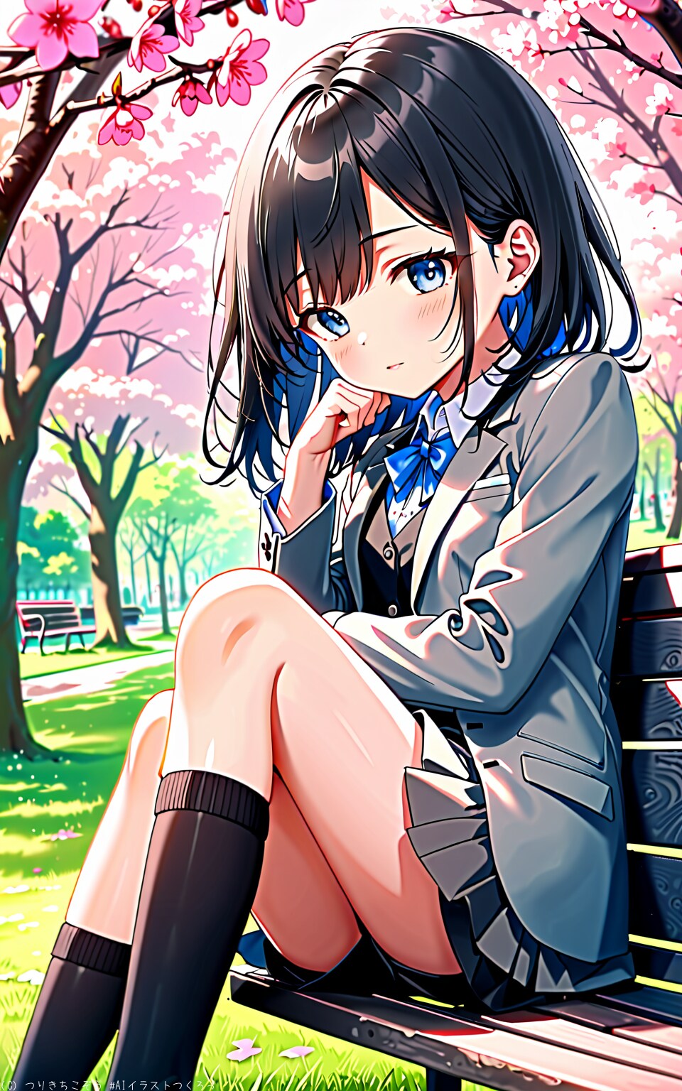 下校〜秘密のお花見デート〜