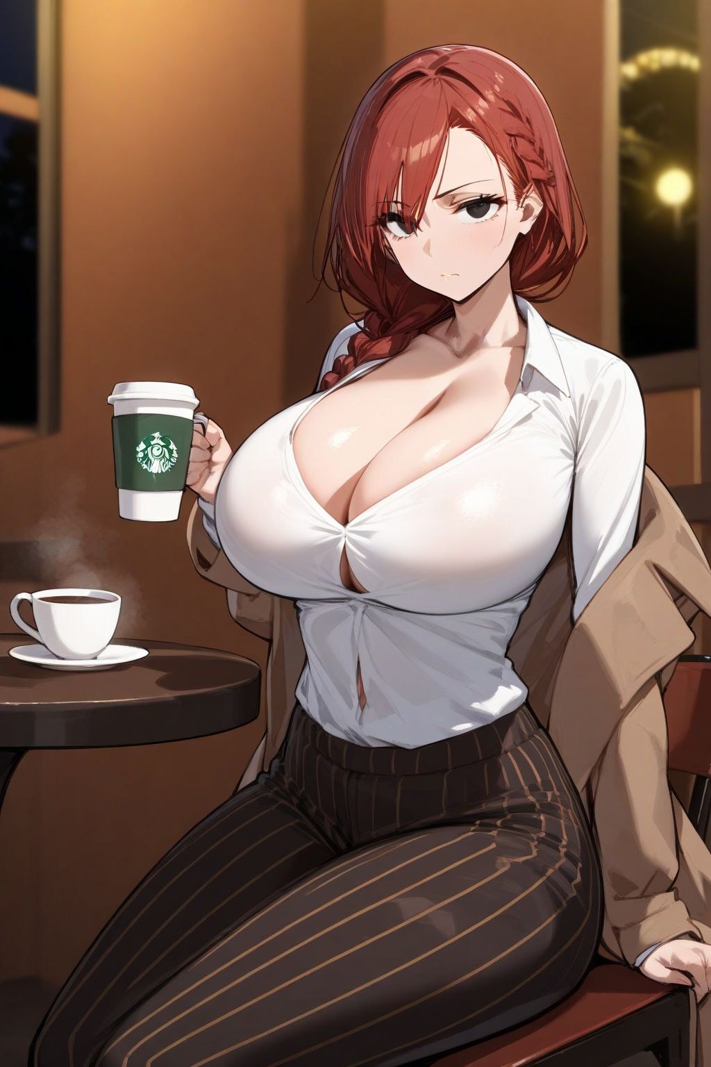 大人になった緋色髪ちゃんの娘