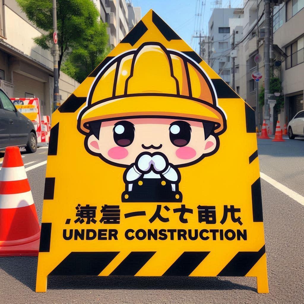工事中の看板