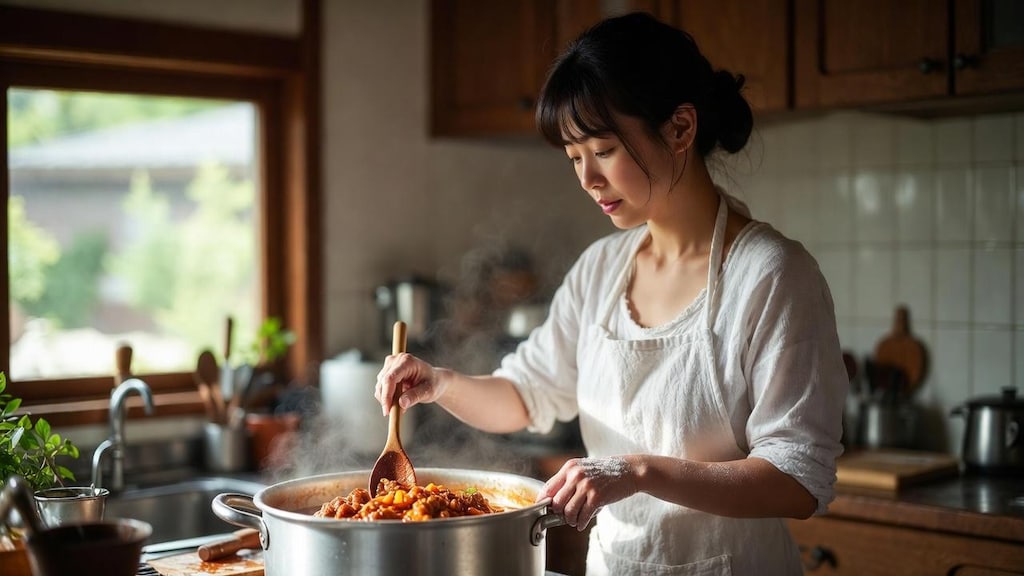 コトコト煮込むよ