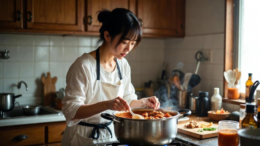 コトコト煮込むよ